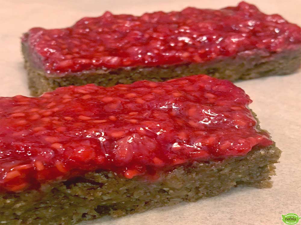 Almond Raspberry Fruit Bars Natvia Online Store