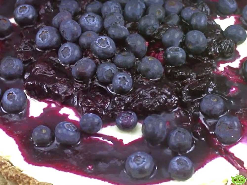 BLUEBERRY TART WITH HAZELNUT PASTRY