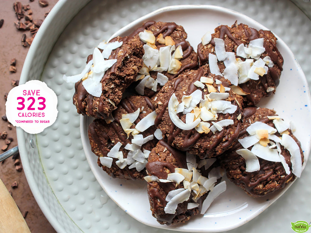 Coconut Double Chocolate Cookies