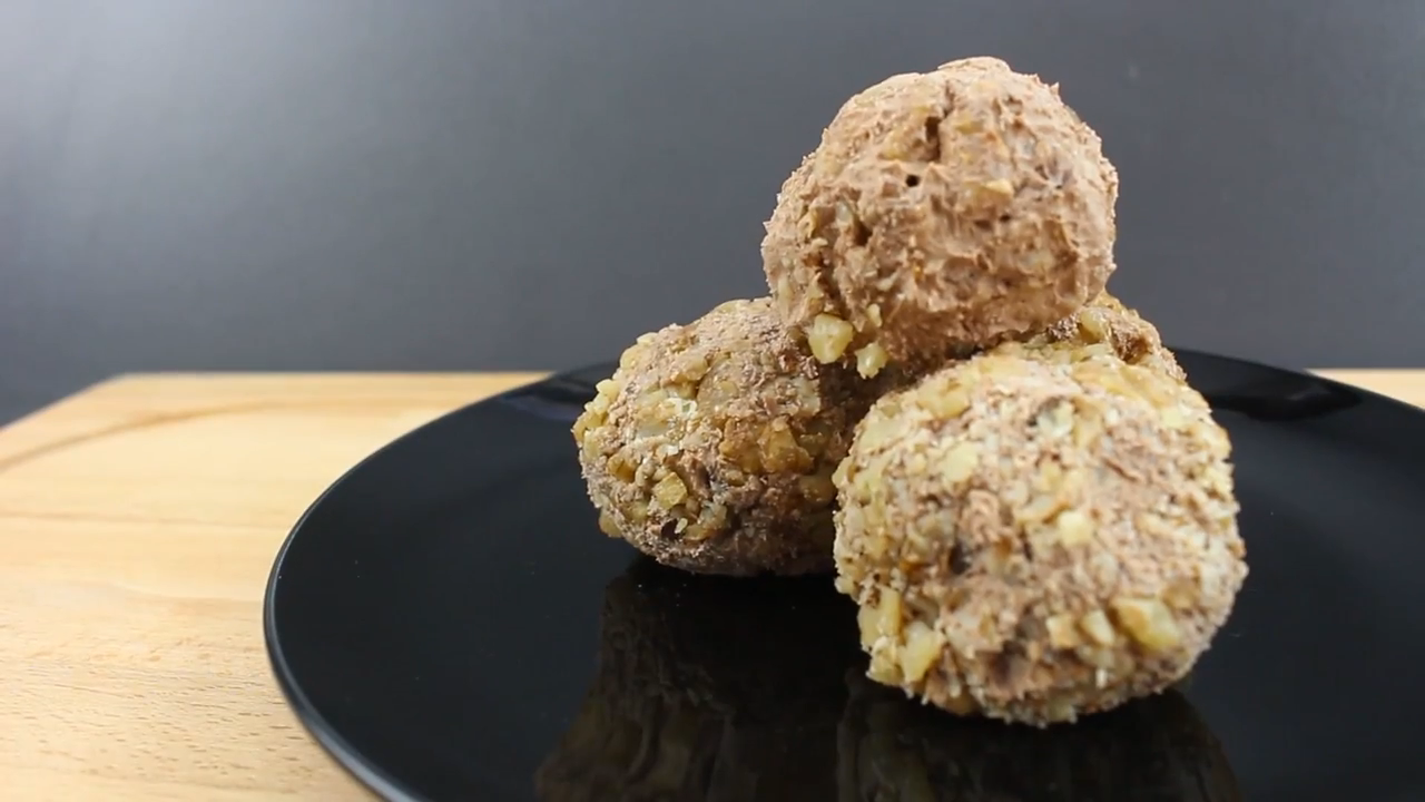 Chocolate Walnut Truffles