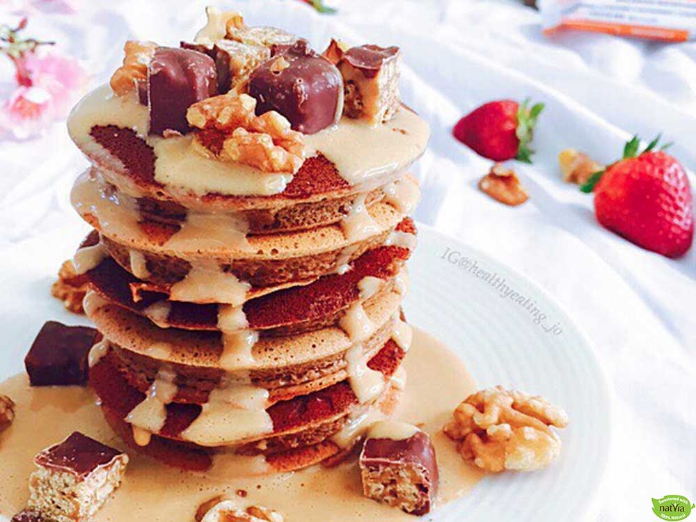 COFFEE CAKE PROTEIN PANCAKES