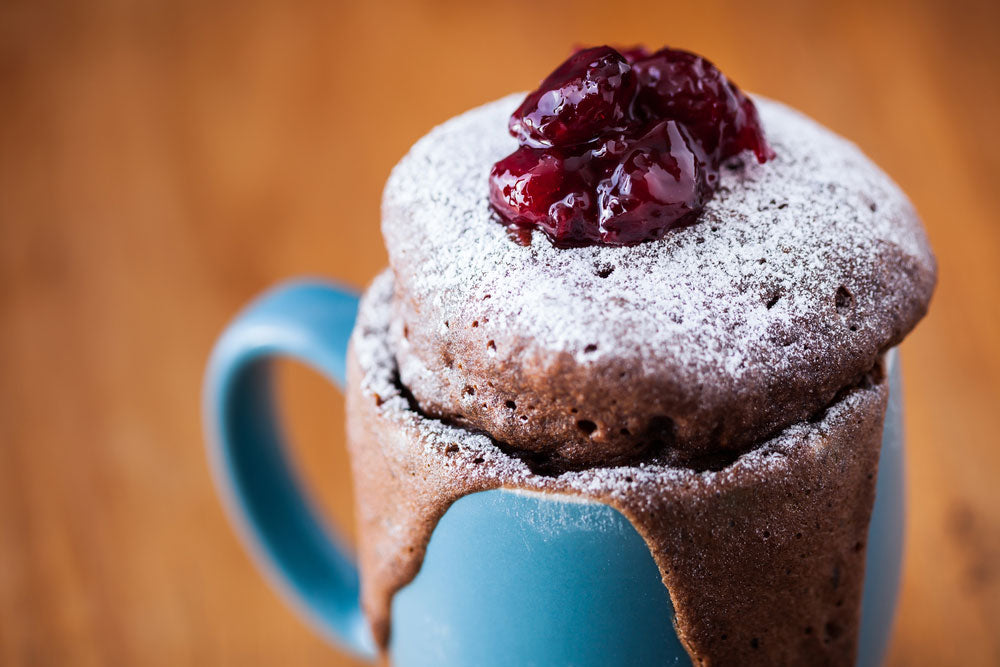 Gluten Free Chocolate Cherry Mug Cake