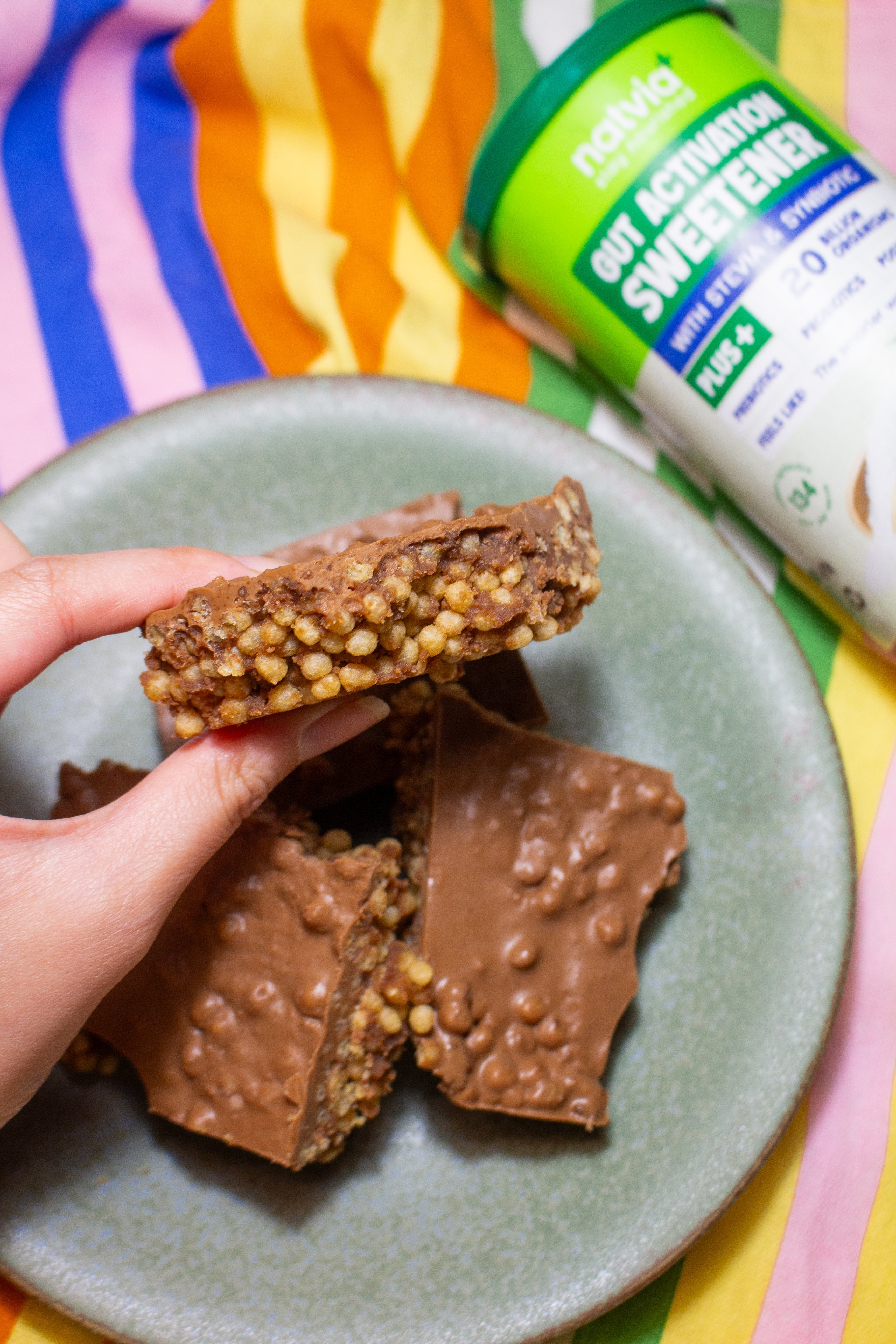 Mars Bar Protein Slice