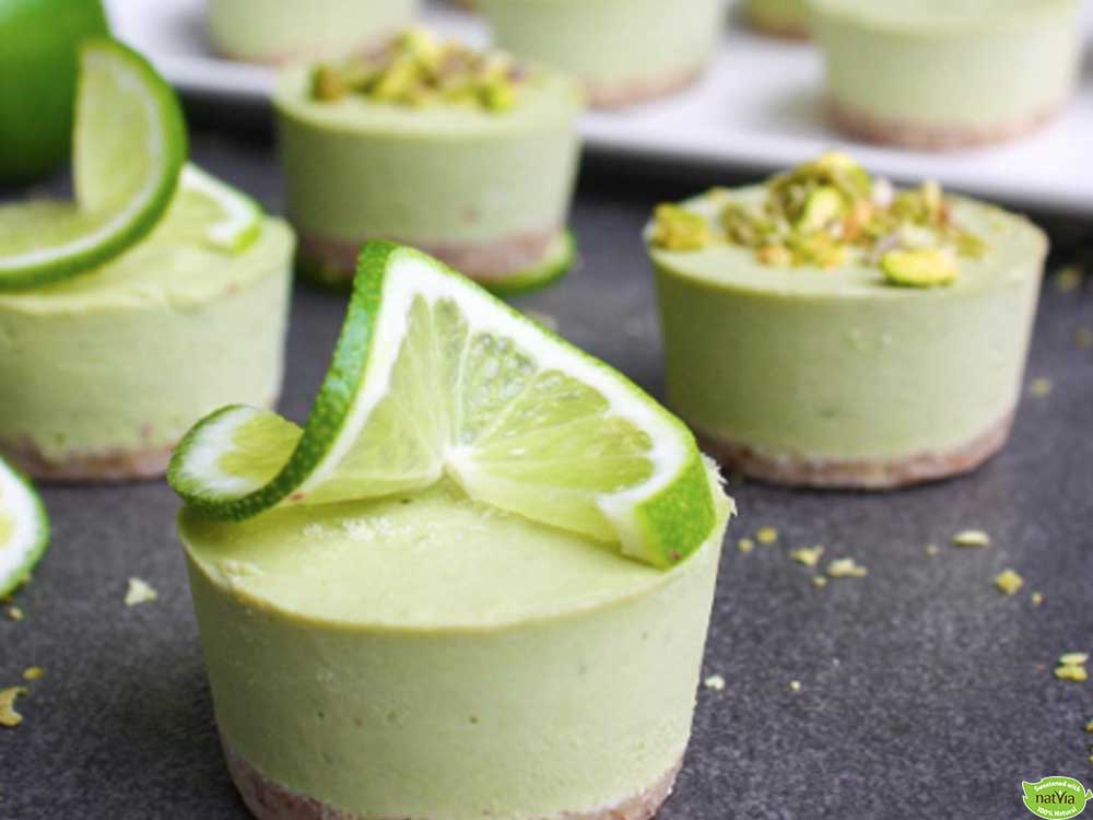 MATCHA LIME CHEESECAKE BITES