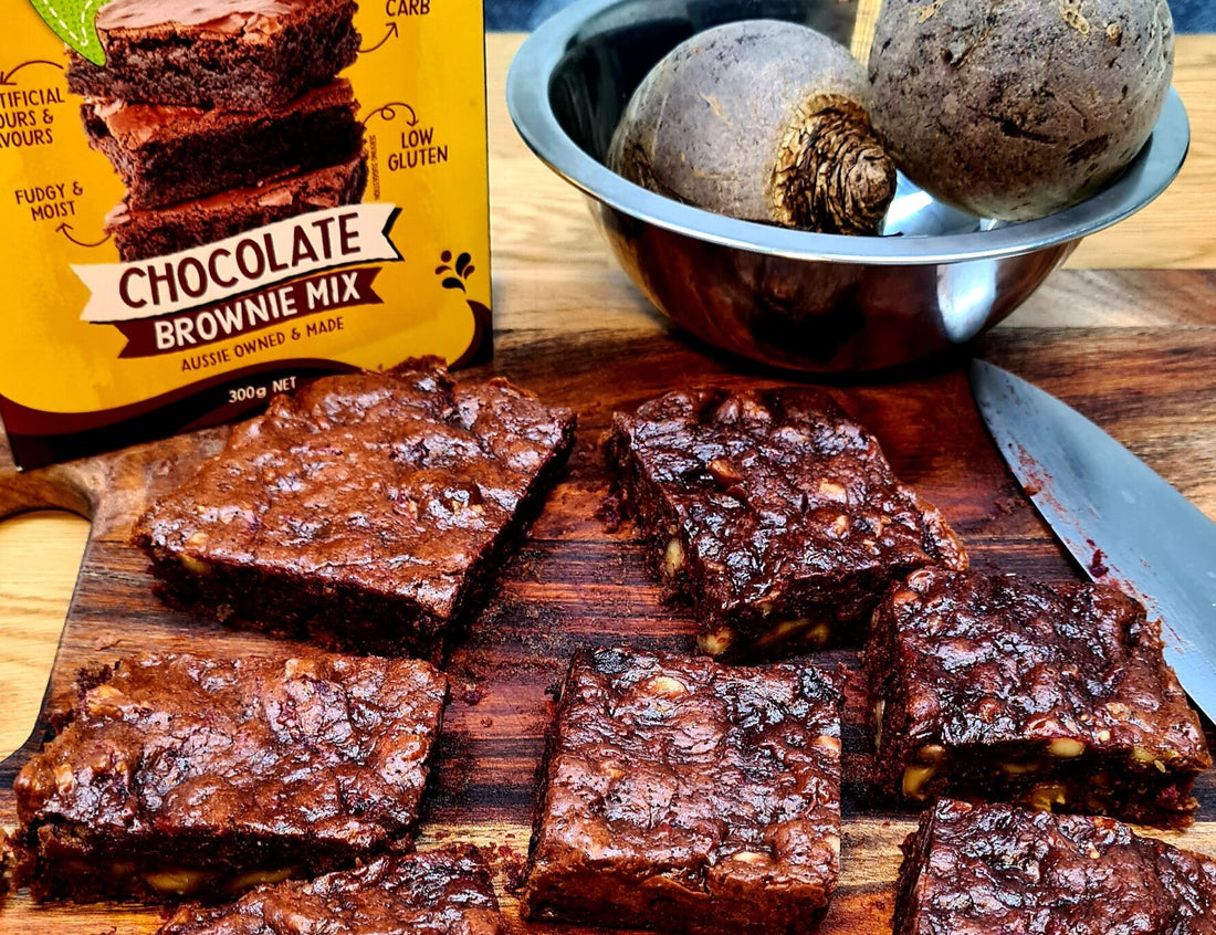 Quick Choc Beetroot Brownies