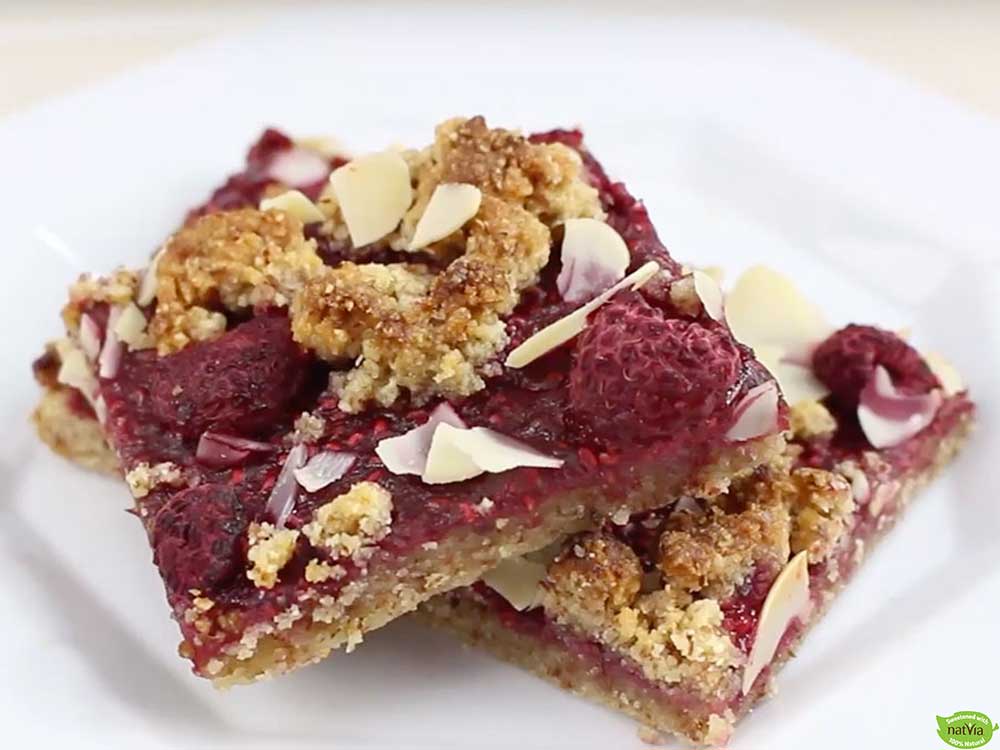 RASPBERRY COOKIE BARS