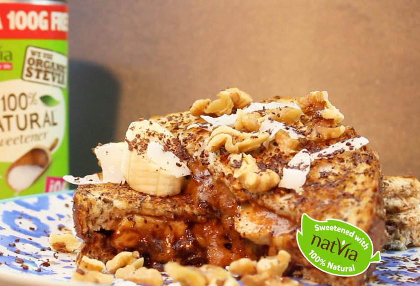 Almond Banana Toastie