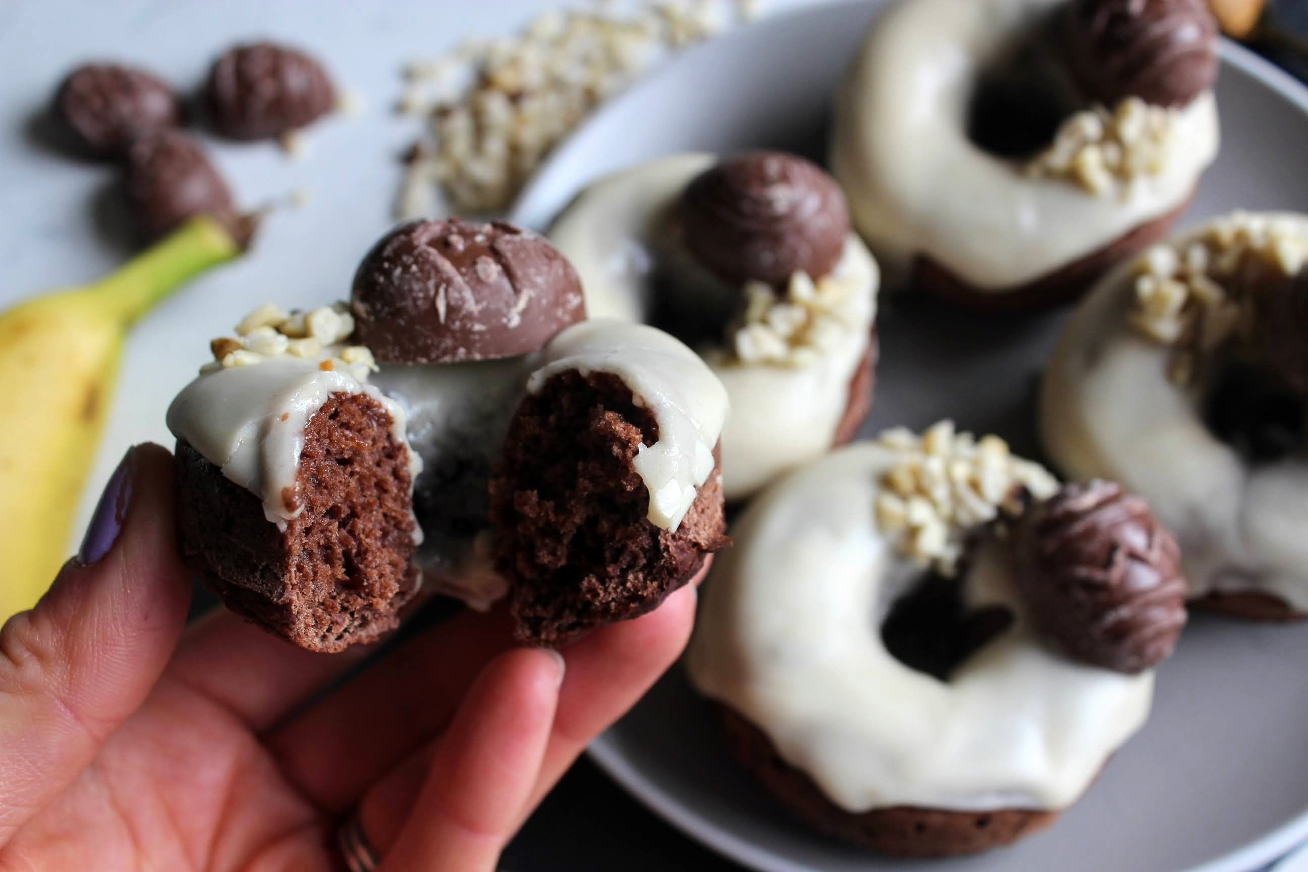 EASTER CHOCOLATE EGG DONUTS
