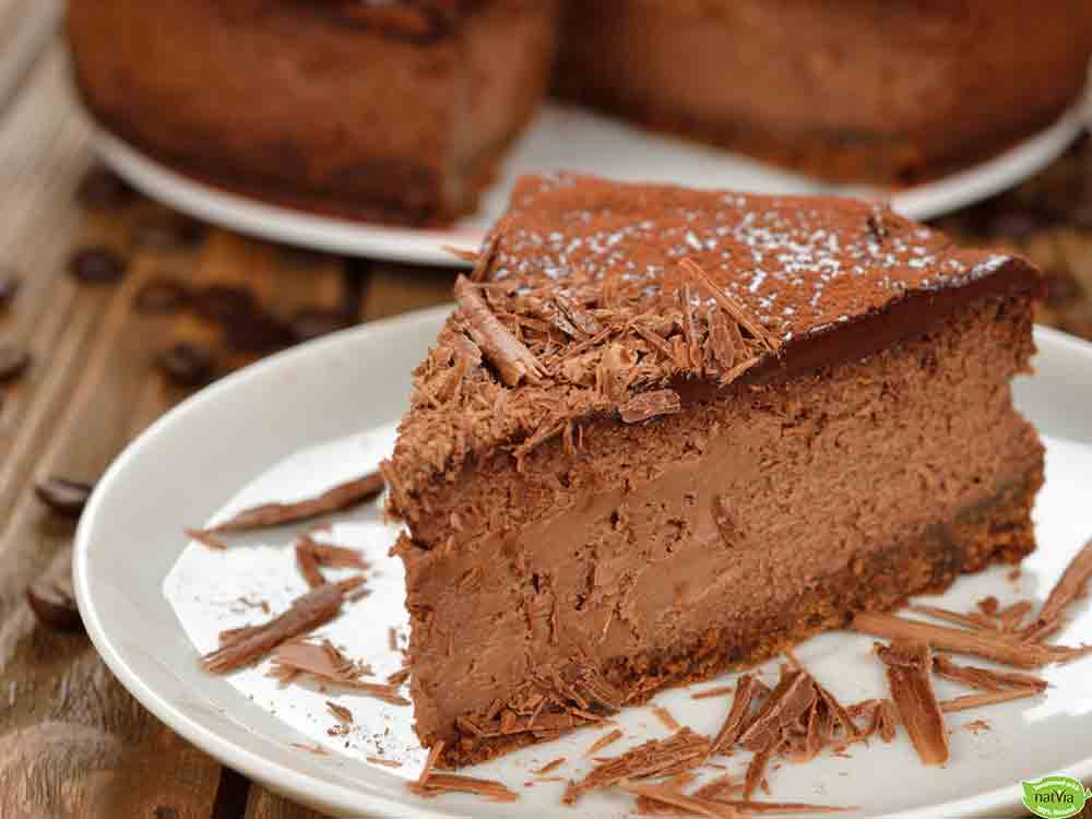 GLUTEN FREE BAKED CHOCOLATE CHEESECAKE