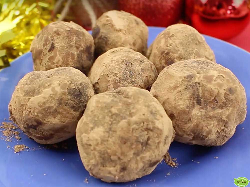 CHOCOLATE & ORANGE MACADAMIA TRUFFLES