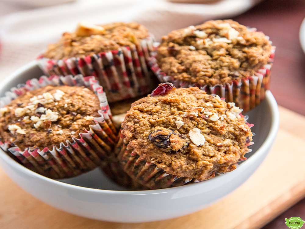 CRANBERRY OAT MUFFINS