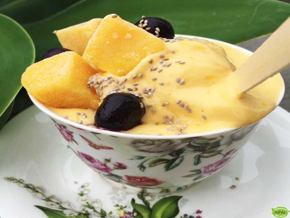 MANGO PROTEIN NICE CREAM