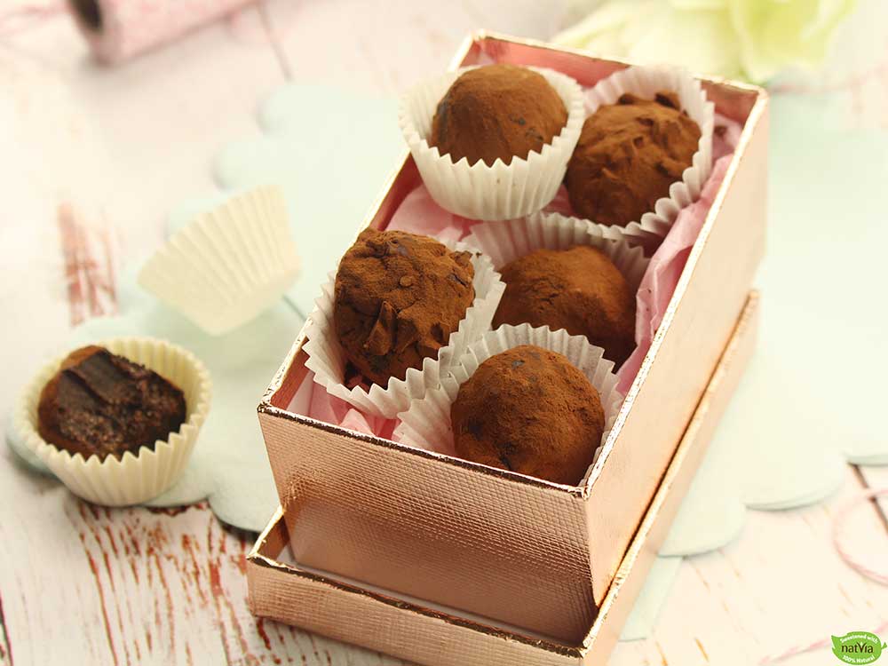 Vegan Valentines Day Truffles