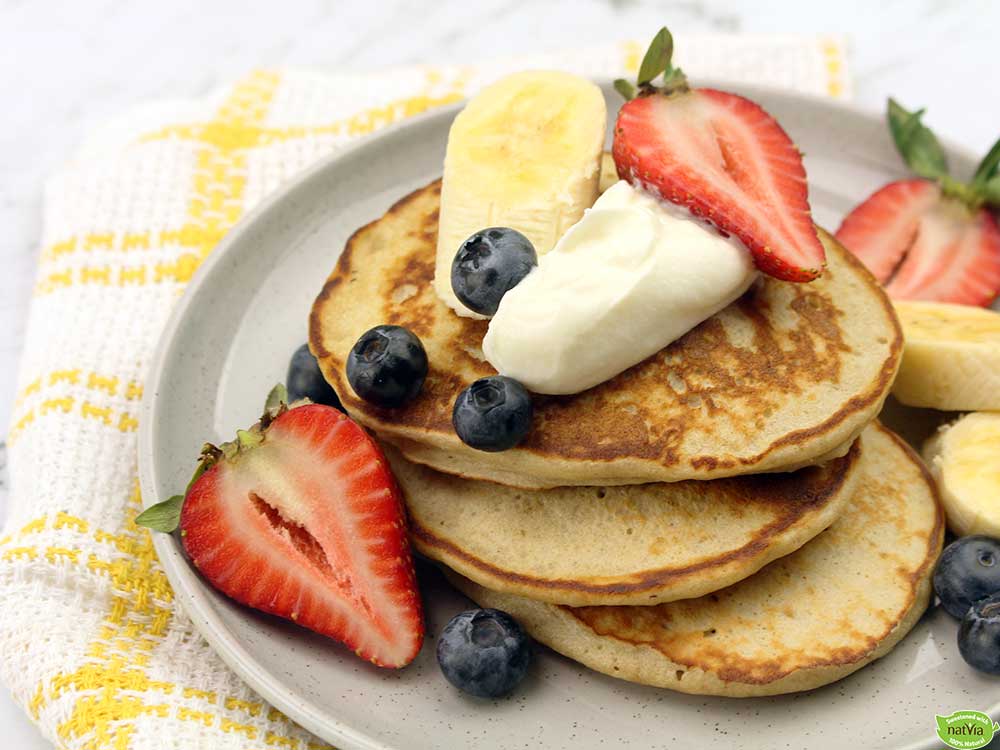Ricotta Buckwheat pancakes