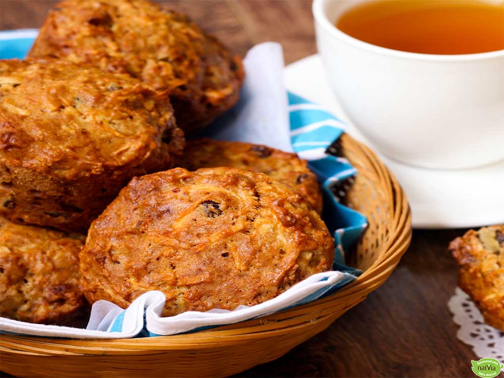 SPICED CARROT, APPLE BREAKFAST MUFFIN