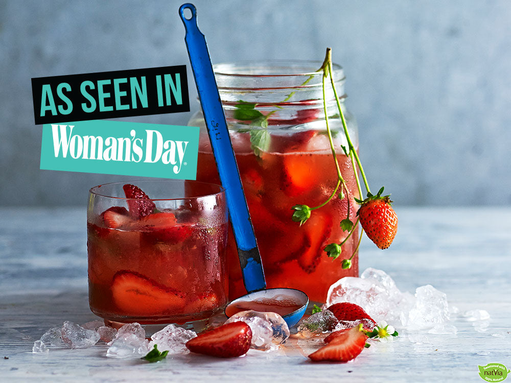 Strawberry & Basil Sunshine Iced Tea