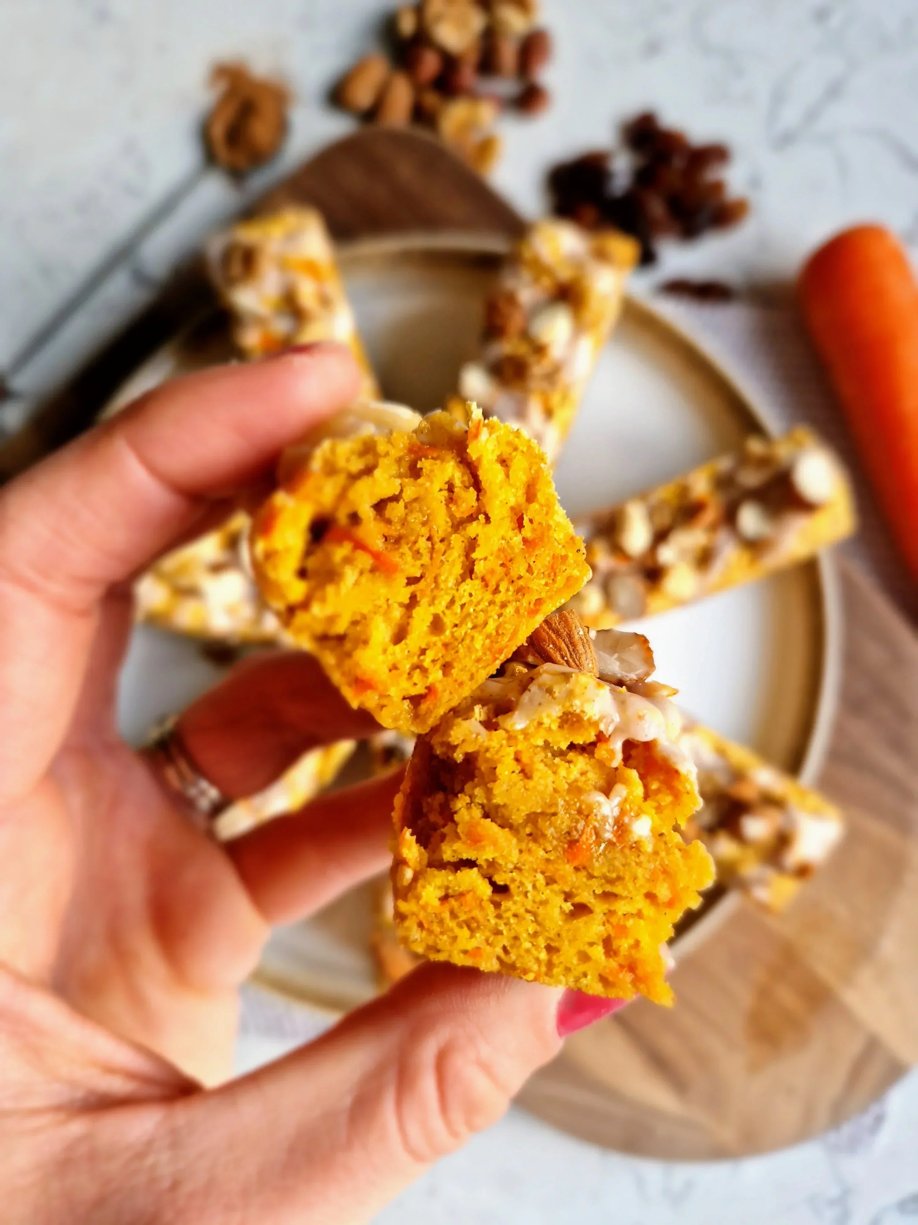 Spiced Carrot Cake Bars