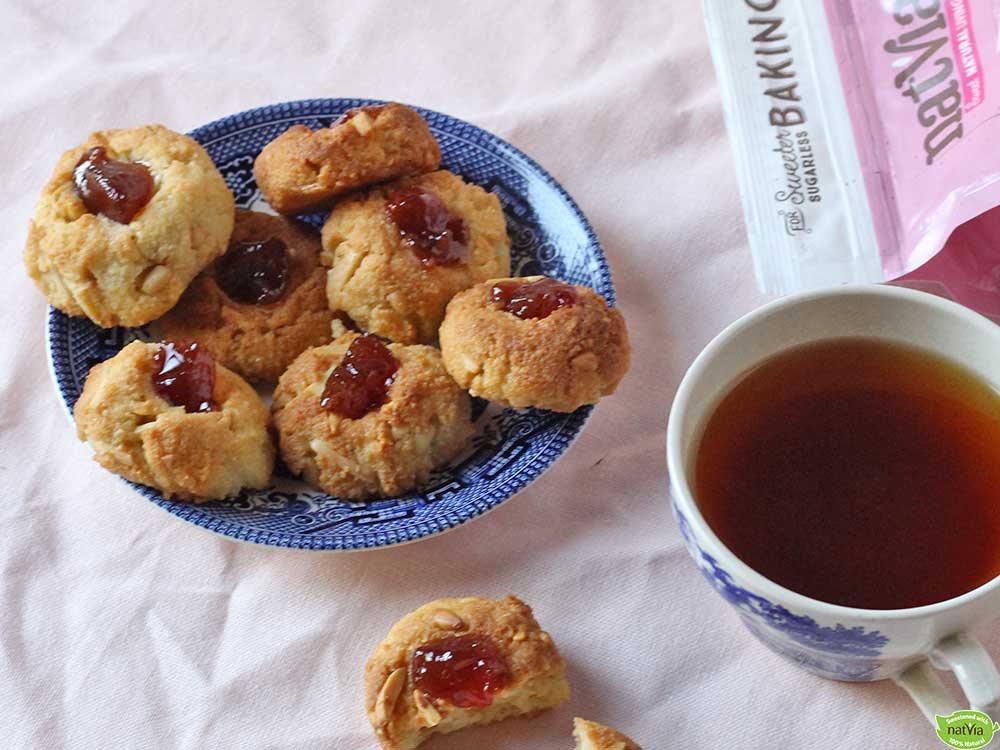Almond-and-Pine-nut-Jam-Drops