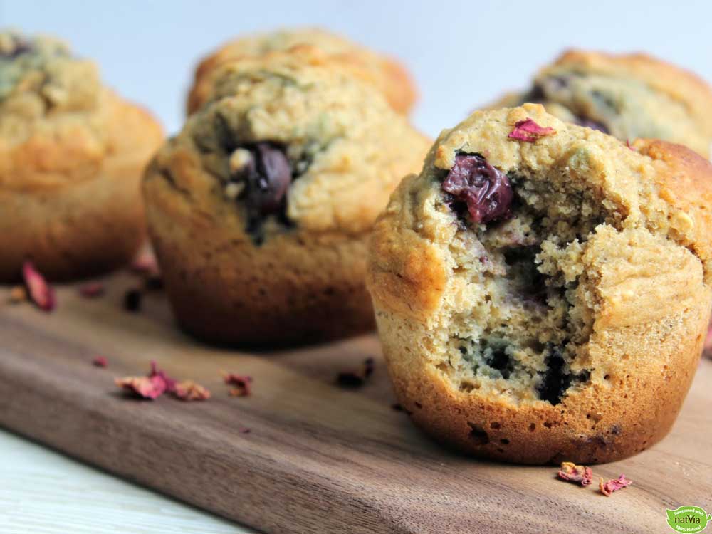 BANANA & BLUEBERRY BREAKFAST MUFFINS