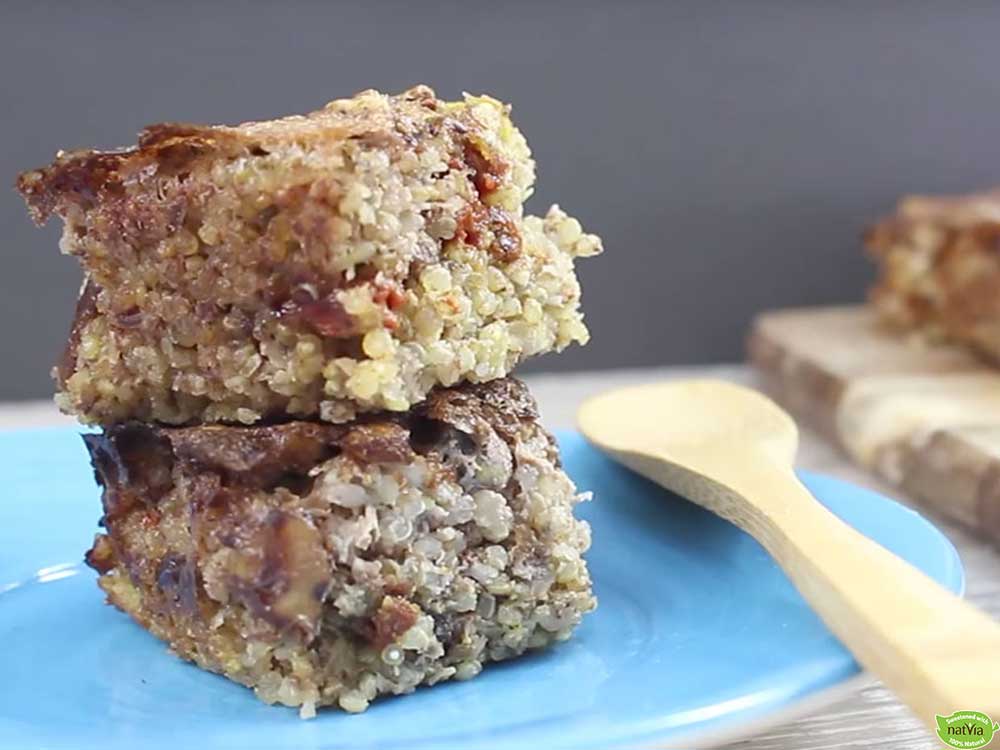 BREAKFAST QUINOA SLICE