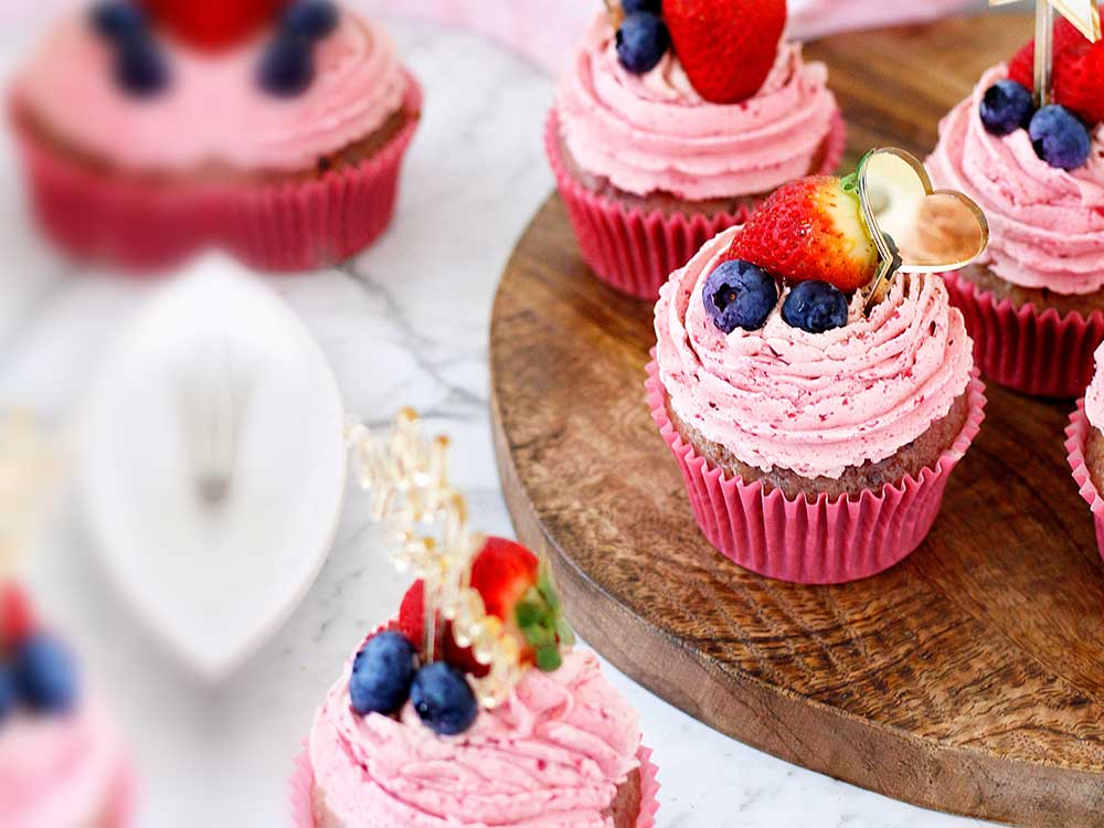 Berry-Cupcakes