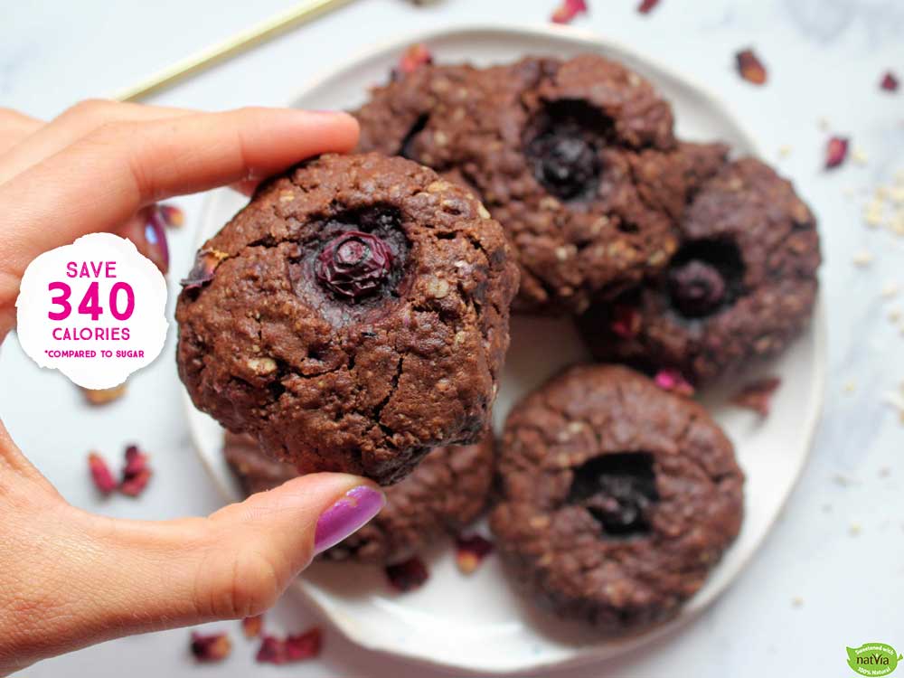 CHOCOLATE BLUEBERRY COOKIES