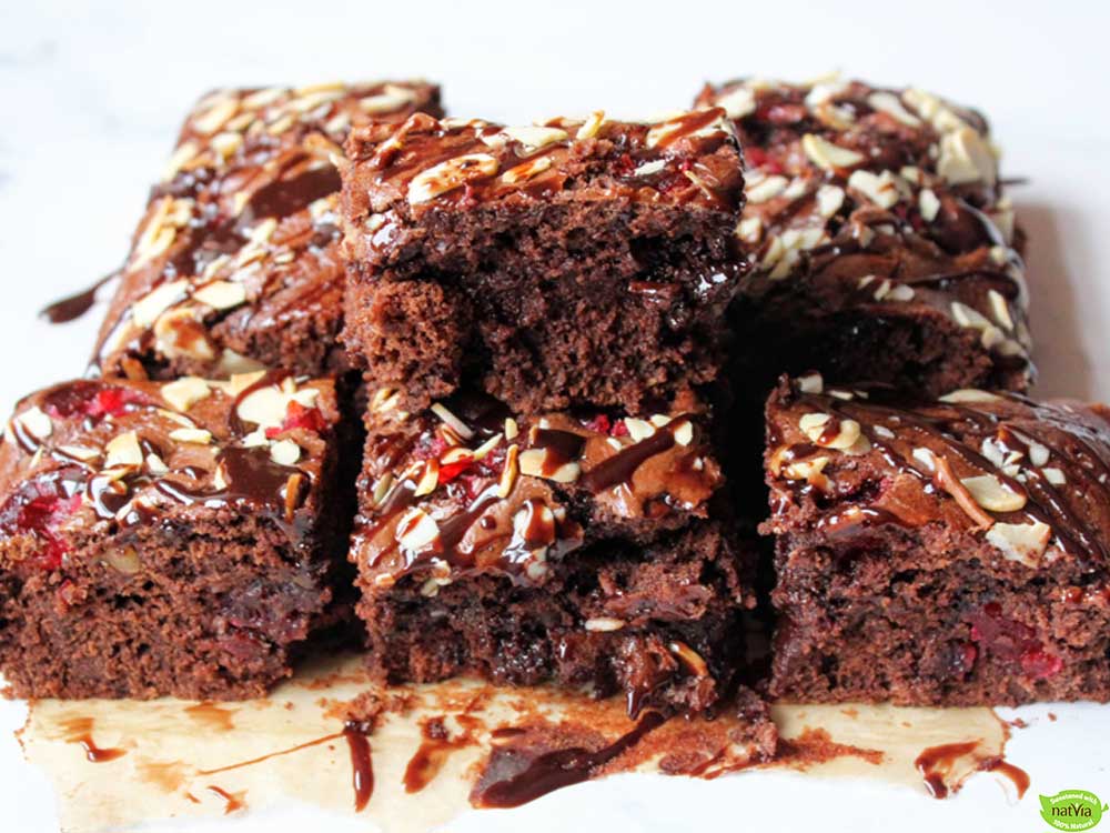 Cherry Almond Brownies