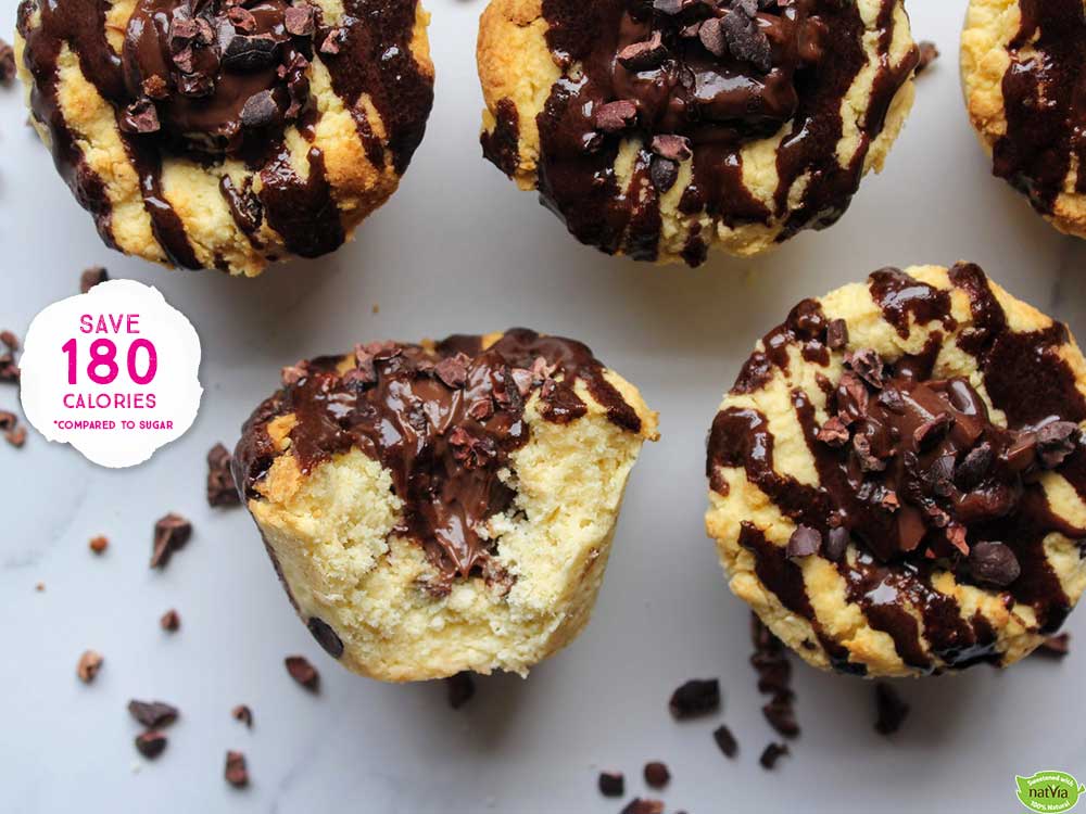 CHOCOLATE STUFFED COOKIE DOUGH CUPS