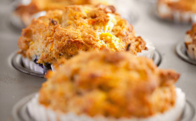 Carrot and Blueberry Muffins