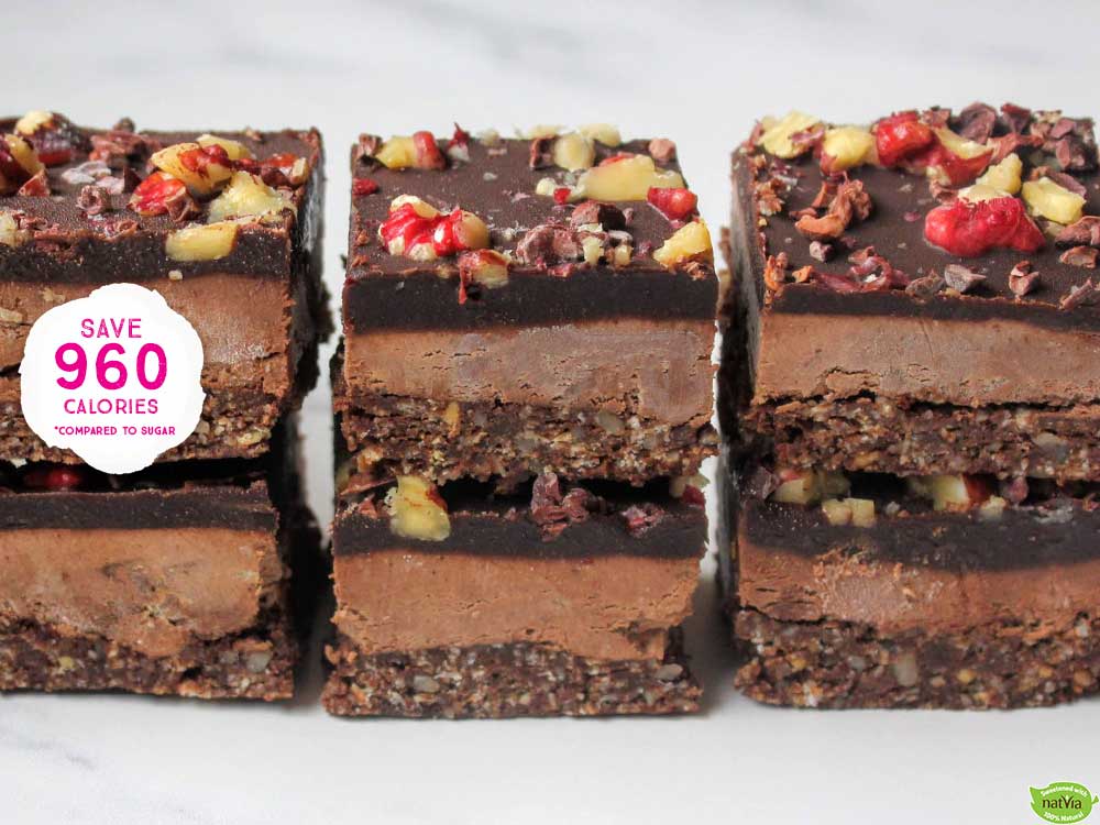 Triple Chocolate Fudge Bites