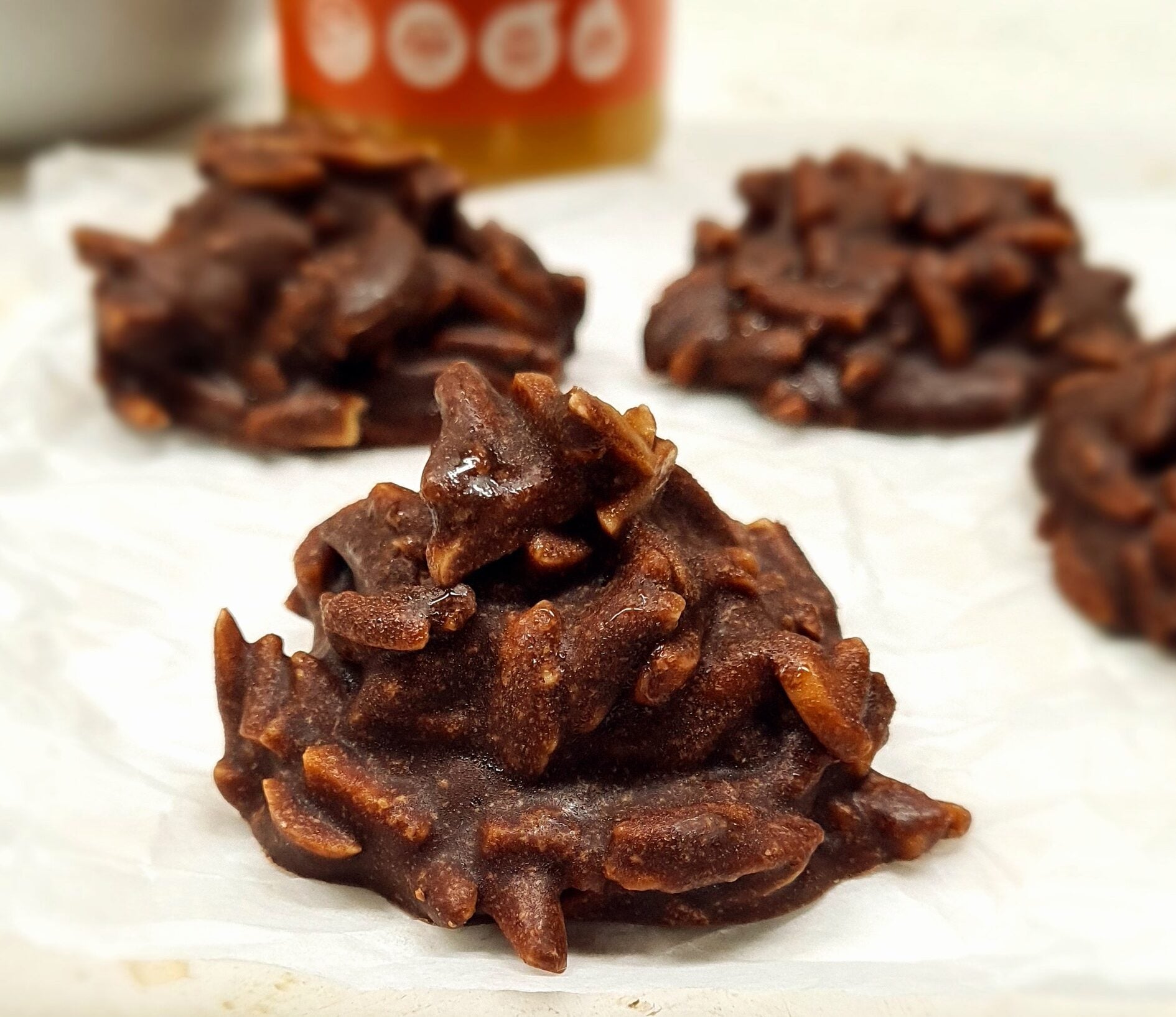 Choc Orange Almond Clusters