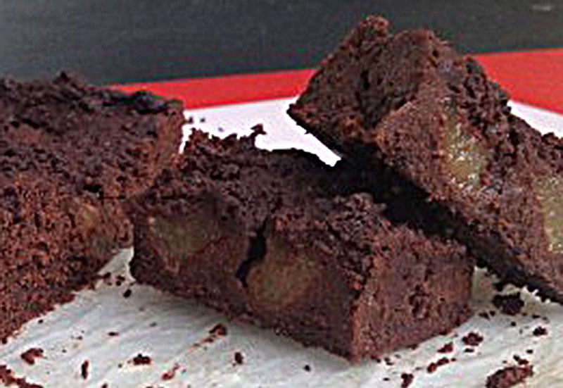 Chocolate and Pear Brownies