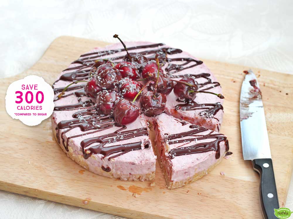 Cherry Bakewell Cheesecake