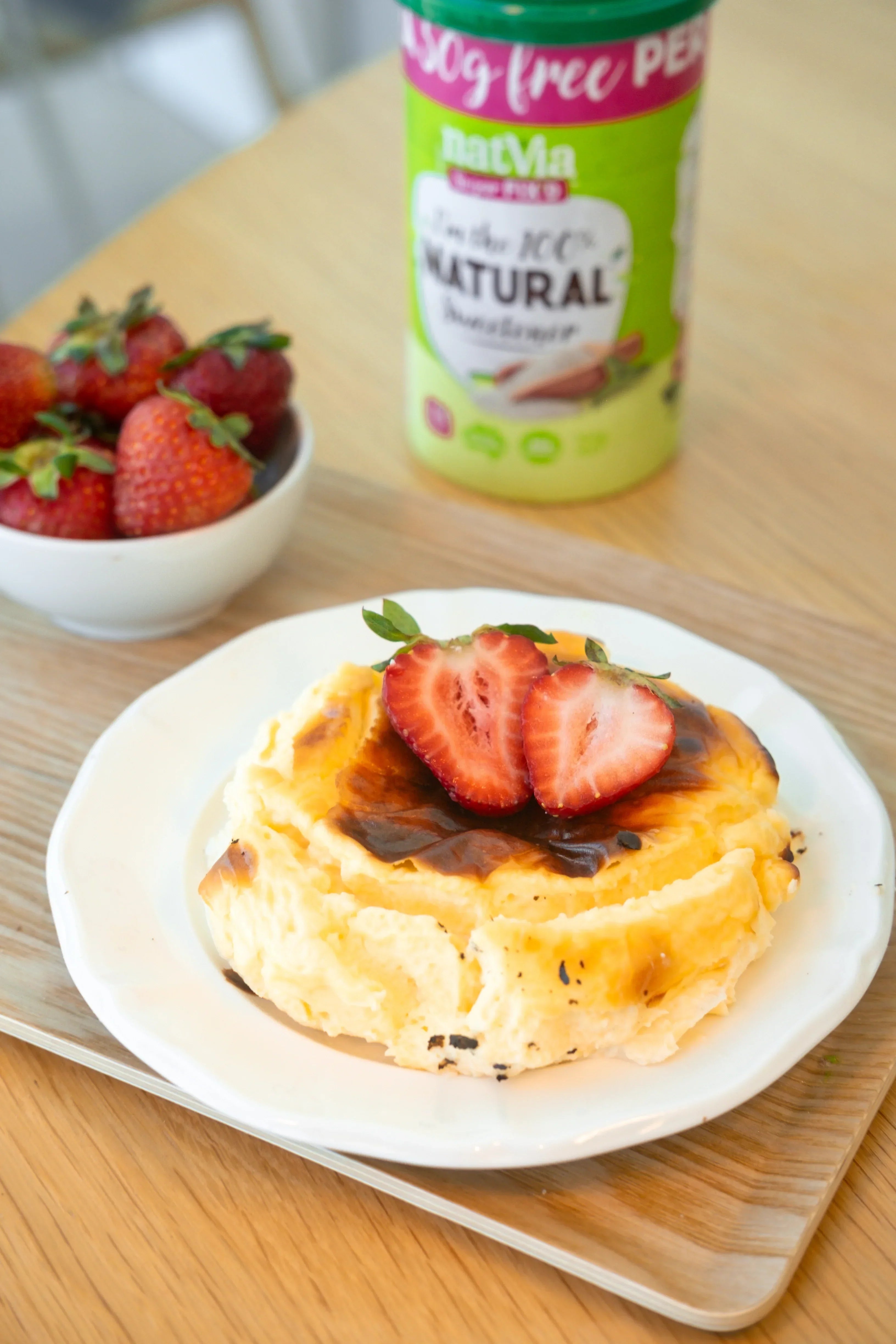 Sugar Free Mini Basque Cheesecake