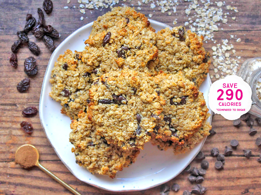 OATY RAISIN, CINNAMON & CHOCOLATE  CHIP COOKIES