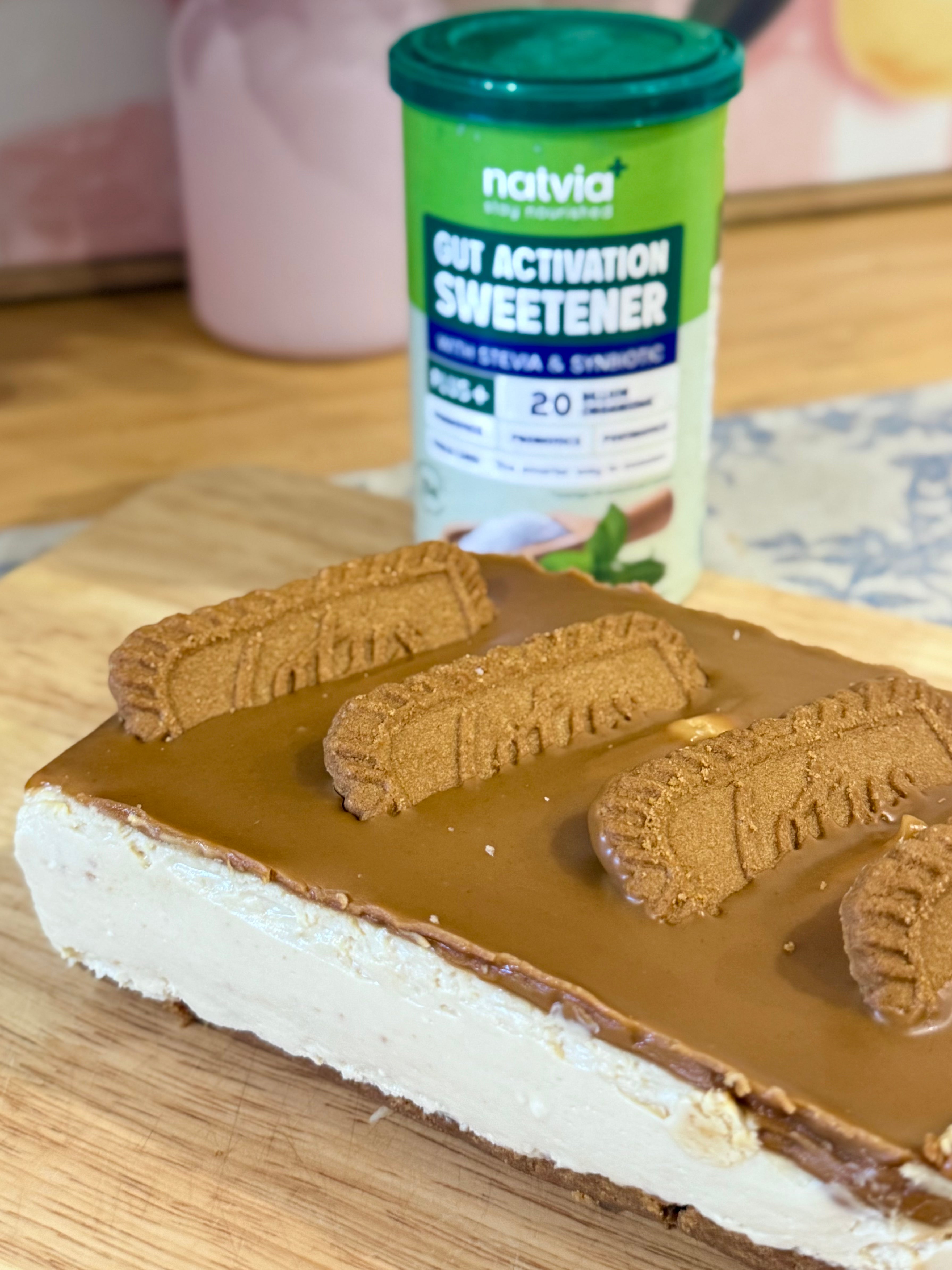 No-Bake Biscoff Cheesecake