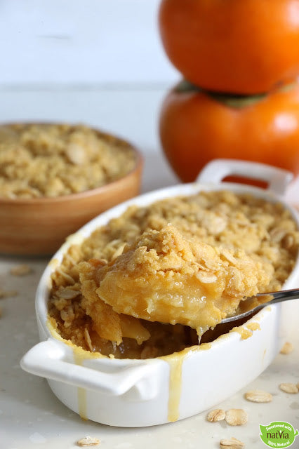 Ginger Persimmon Crisp