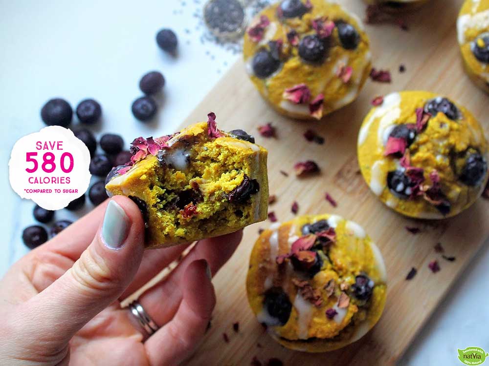 Lemon, Blueberry & Chia Seed Muffins