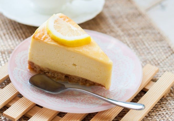 Baked Lemon Cheesecake