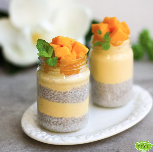 Mango Coconut Chia Parfait