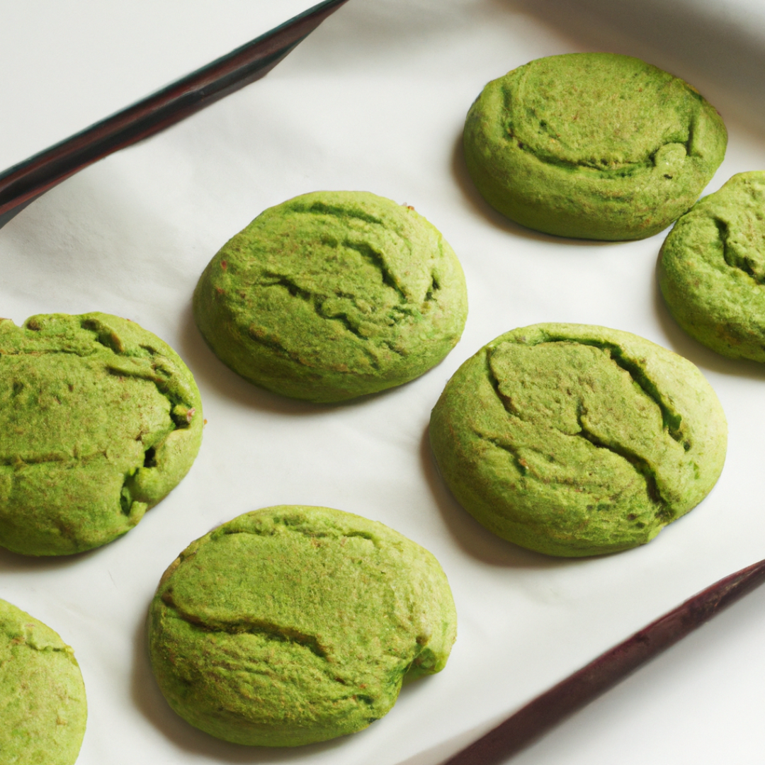 Matcha & White Chocolate Chip Cookies
