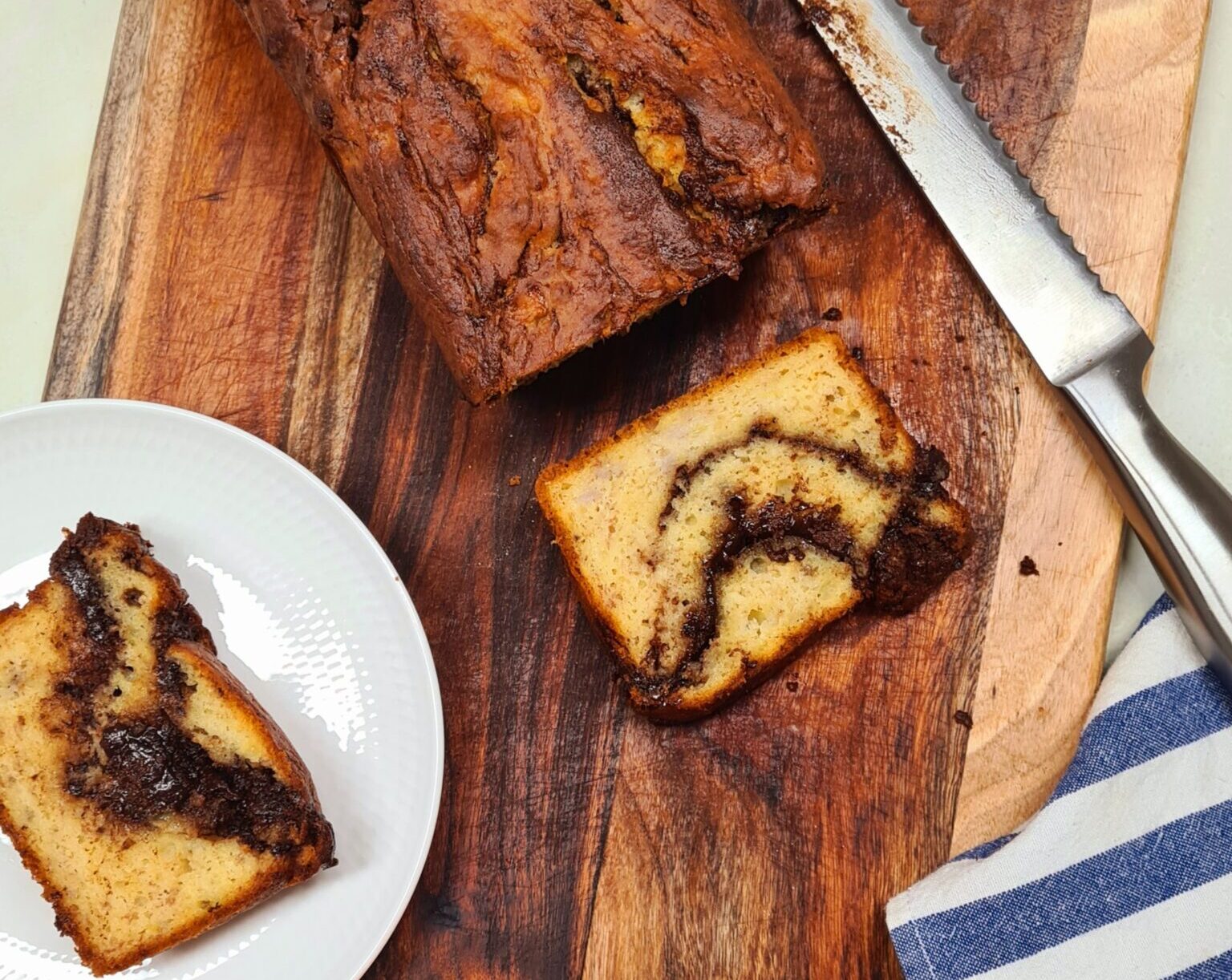 Natvia Hazelnut Banana Bread