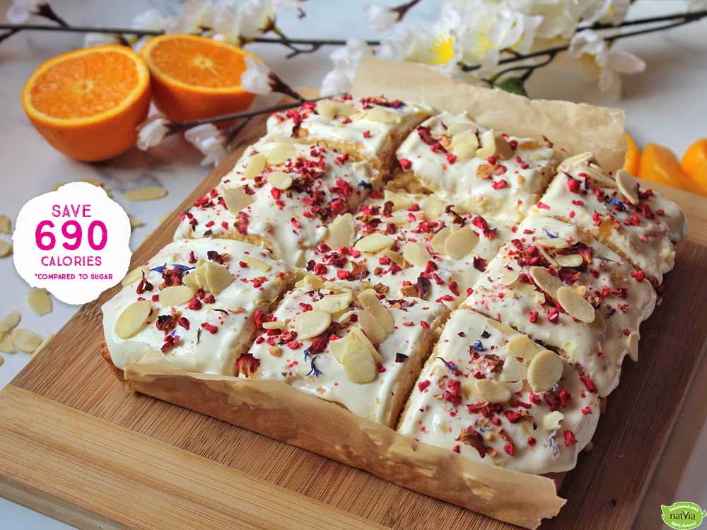 Orange & Peach Traybake