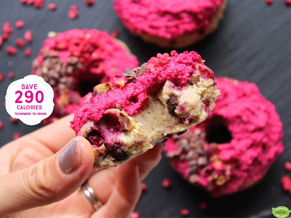 BERRY & CHOCOLATE CHIP BREAKFAST DONUTS