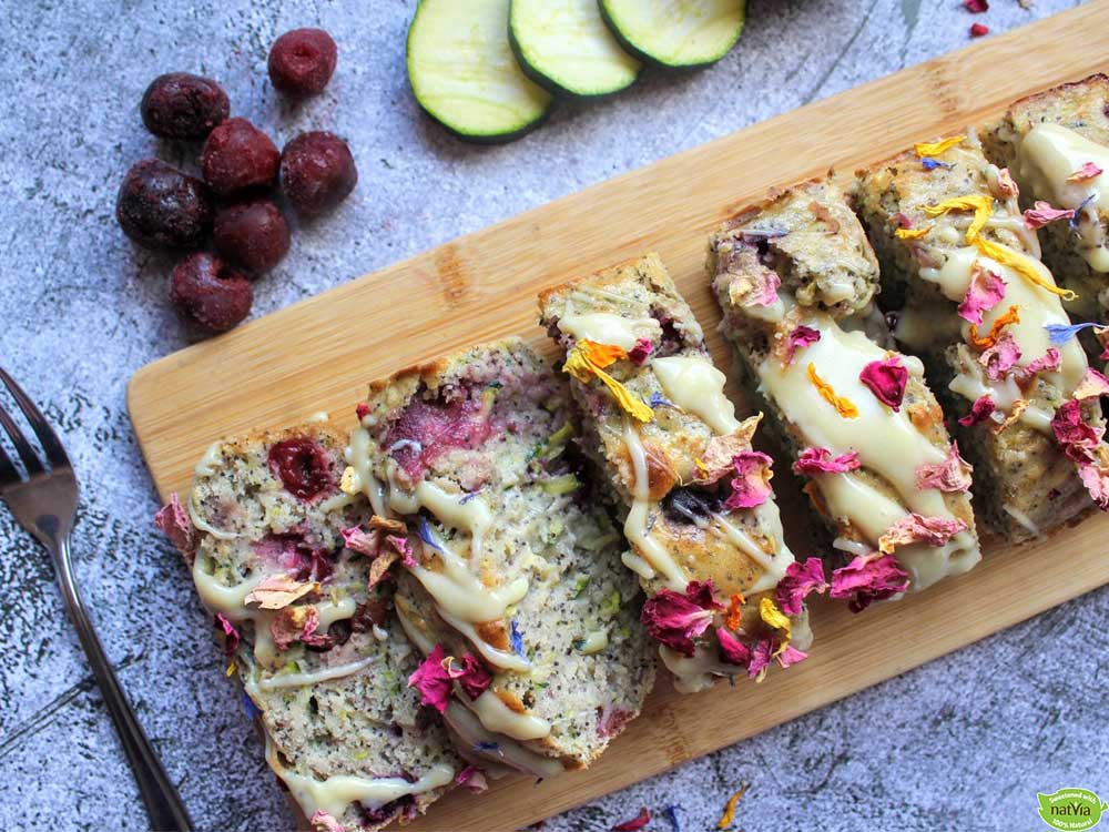 Courgette, Cherry & Poppy Seed Loaf