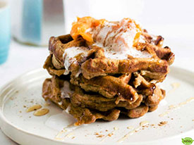 Pumpkin-Spiced-Waffles