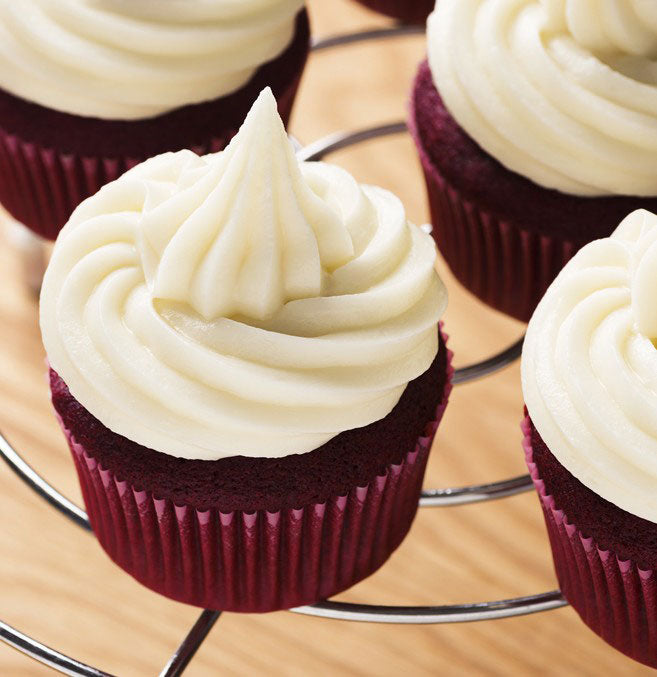 Red Velvet Cupcakes with Cream Cheese Icing