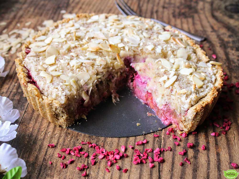 Rhubarb-and-Raspberry-Frangipane-Tart