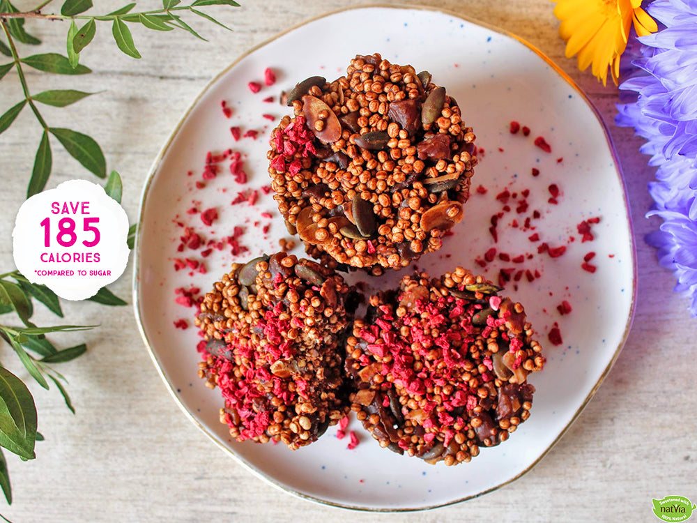 SEEDY PUFFED QUINOA CHOCOLATE CUPS