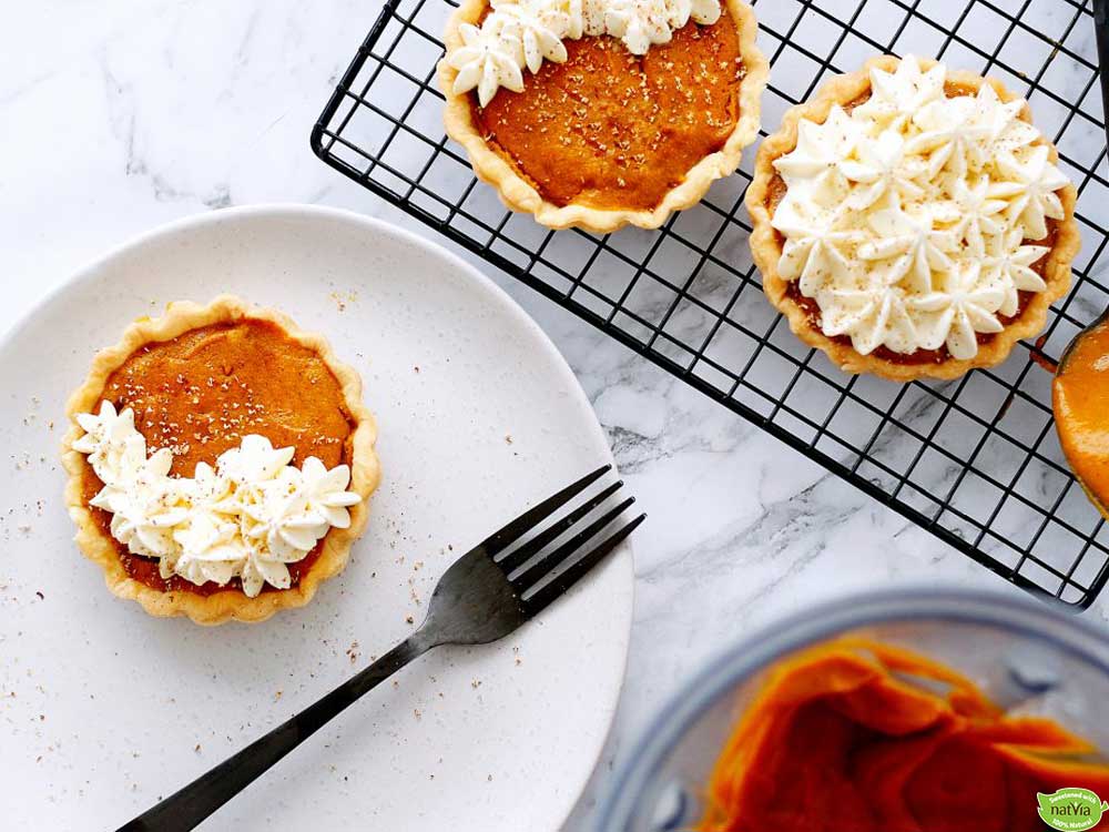 SUGAR-FREE MINI PUMPKIN PIES